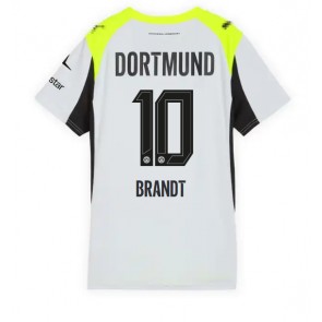 Borussia Dortmund Julian Brandt #10 Venkovní Dres pro Dámy 2025-26 Krátkým Rukávem Borussia Dortmund Julian Brandt #10 Venkovní Dres pro Dámy 2025-26 Krátkým Rukávem