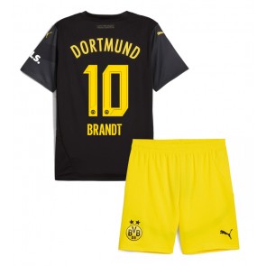 Borussia Dortmund Julian Brandt #10 Venkovní dres komplet pro Děti 2024-25 Krátkým Rukávem (+ Krátké kalhoty)