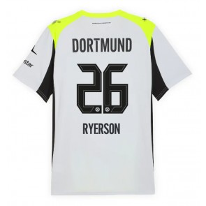 Borussia Dortmund Julian Ryerson #26 Venkovní Dres 2025-26 Krátkým Rukávem Borussia Dortmund Julian Ryerson #26 Venkovní Dres 2025-26 Krátkým Rukávem