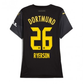 Borussia Dortmund Julian Ryerson #26 Venkovní Dres pro Dámy 2024-25 Krátkým Rukávem