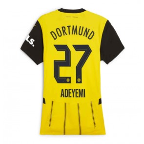 Borussia Dortmund Karim Adeyemi #27 Domácí Dres pro Dámy 2024-25 Krátkým Rukávem