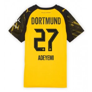 Borussia Dortmund Karim Adeyemi #27 Domácí Dres pro Dámy 2025-26 Krátkým Rukávem Borussia Dortmund Karim Adeyemi #27 Domácí Dres pro Dámy 2025-26 Krátkým Rukávem