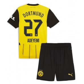 Borussia Dortmund Karim Adeyemi #27 Domácí dres komplet pro Děti 2024-25 Krátkým Rukávem (+ Krátké kalhoty)