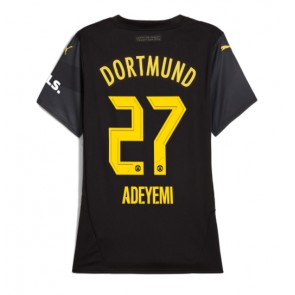 Borussia Dortmund Karim Adeyemi #27 Venkovní Dres pro Dámy 2024-25 Krátkým Rukávem