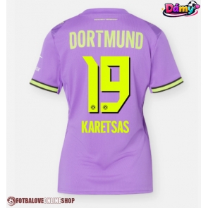 Borussia Dortmund Konstantinos Karetsas #19 Alternativní Dres pro Dámy 2026-27 Krátkým Rukávem