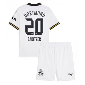 Borussia Dortmund Marcel Sabitzer #20 Alternativní dres komplet pro Děti 2024-25 Krátkým Rukávem (+ Krátké kalhoty)