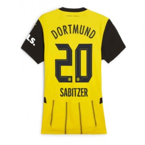 Borussia Dortmund Marcel Sabitzer #20 Domácí Dres pro Dámy 2024-25 Krátkým Rukávem
