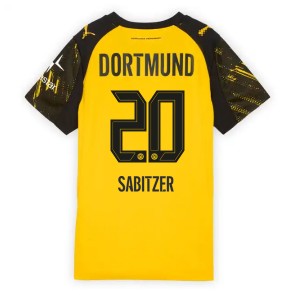 Borussia Dortmund Marcel Sabitzer #20 Domácí Dres pro Dámy 2025-26 Krátkým Rukávem Borussia Dortmund Marcel Sabitzer #20 Domácí Dres pro Dámy 2025-26 Krátkým Rukávem