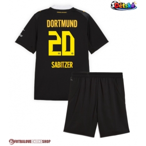Borussia Dortmund Marcel Sabitzer #20 Venkovní dres komplet pro Děti 2026-27 Krátkým Rukávem (+ Krátké kalhoty)