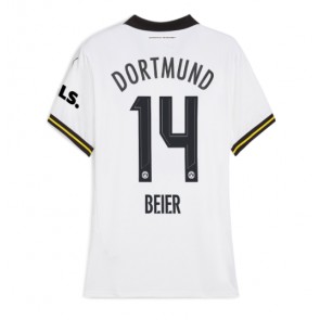 Borussia Dortmund Maximilian Beier #14 Alternativní Dres pro Dámy 2024-25 Krátkým Rukávem