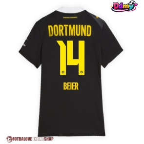 Borussia Dortmund Maximilian Beier #14 Venkovní Dres pro Dámy 2026-27 Krátkým Rukávem