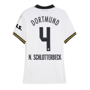 Borussia Dortmund Nico Schlotterbeck #4 Alternativní Dres pro Dámy 2024-25 Krátkým Rukávem