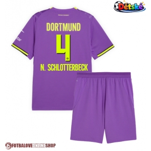 Borussia Dortmund Nico Schlotterbeck #4 Alternativní dres komplet pro Děti 2026-27 Krátkým Rukávem (+ Krátké kalhoty)