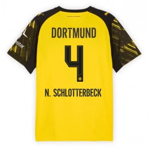 Borussia Dortmund Nico Schlotterbeck #4 Domácí Dres 2025-26 Krátkým Rukávem