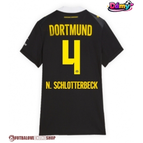 Borussia Dortmund Nico Schlotterbeck #4 Venkovní Dres pro Dámy 2026-27 Krátkým Rukávem