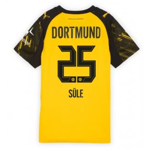 Borussia Dortmund Niklas Sule #25 Domácí Dres pro Dámy 2025-26 Krátkým Rukávem