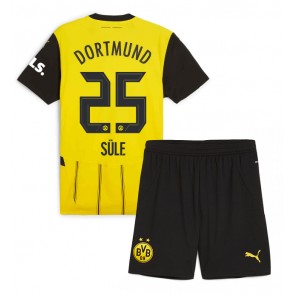 Borussia Dortmund Niklas Sule #25 Domácí dres komplet pro Děti 2024-25 Krátkým Rukávem (+ Krátké kalhoty)