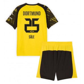 Borussia Dortmund Niklas Sule #25 Domácí dres komplet pro Děti 2025-26 Krátkým Rukávem (+ Krátké kalhoty)