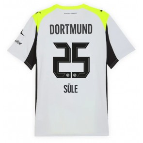 Borussia Dortmund Niklas Sule #25 Venkovní Dres 2025-26 Krátkým Rukávem Borussia Dortmund Niklas Sule #25 Venkovní Dres 2025-26 Krátkým Rukávem