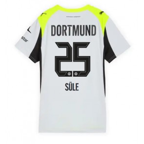 Borussia Dortmund Niklas Sule #25 Venkovní Dres pro Dámy 2025-26 Krátkým Rukávem Borussia Dortmund Niklas Sule #25 Venkovní Dres pro Dámy 2025-26 Krátkým Rukávem
