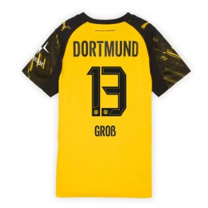 Borussia Dortmund Pascal Gross #13 Domácí Dres pro Dámy 2025-26 Krátkým Rukávem Borussia Dortmund Pascal Gross #13 Domácí Dres pro Dámy 2025-26 Krátkým Rukávem