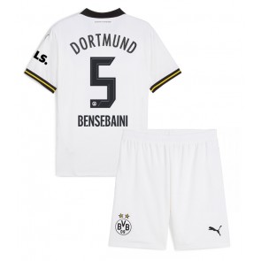 Borussia Dortmund Ramy Bensebaini #5 Alternativní dres komplet pro Děti 2024-25 Krátkým Rukávem (+ Krátké kalhoty)