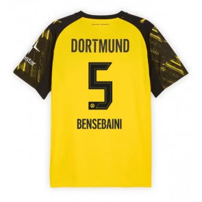 Borussia Dortmund Ramy Bensebaini #5 Domácí Dres 2025-26 Krátkým Rukávem