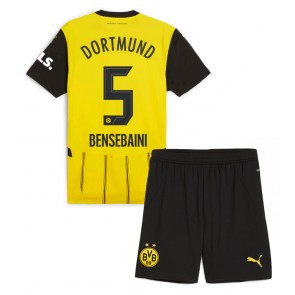 Borussia Dortmund Ramy Bensebaini #5 Domácí dres komplet pro Děti 2024-25 Krátkým Rukávem (+ Krátké kalhoty)