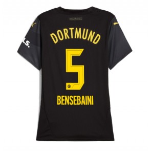 Borussia Dortmund Ramy Bensebaini #5 Venkovní Dres pro Dámy 2024-25 Krátkým Rukávem
