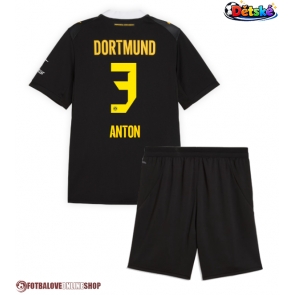 Borussia Dortmund Waldemar Anton #3 Venkovní dres komplet pro Děti 2026-27 Krátkým Rukávem (+ Krátké kalhoty)