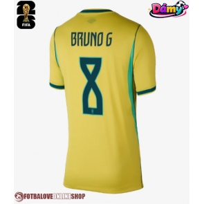 Brazílie Bruno Guimaraes #8 Domácí Dres pro Dámy MS 2026 Krátkým Rukávem