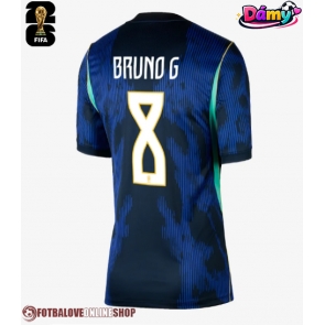 Brazílie Bruno Guimaraes #8 Venkovní Dres pro Dámy MS 2026 Krátkým Rukávem