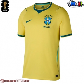 Brazílie Domácí Dres MS 2026 Krátkým Rukávem