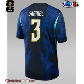 Brazílie Gabriel Magalhaes #3 Venkovní Dres MS 2026 Krátkým Rukávem