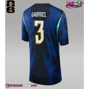 Brazílie Gabriel Magalhaes #3 Venkovní Dres pro Dámy MS 2026 Krátkým Rukávem