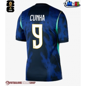 Brazílie Matheus Cunha #9 Venkovní Dres MS 2026 Krátkým Rukávem