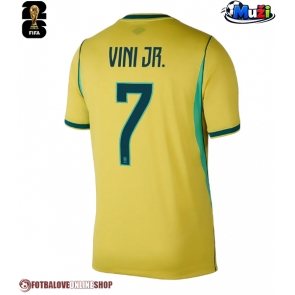 Brazílie Vinicius Junior #7 Domácí Dres MS 2026 Krátkým Rukávem