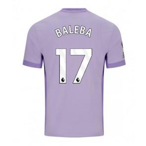 Brighton Carlos Baleba #17 Venkovní Dres 2025-26 Krátkým Rukávem Brighton Carlos Baleba #17 Venkovní Dres 2025-26 Krátkým Rukávem