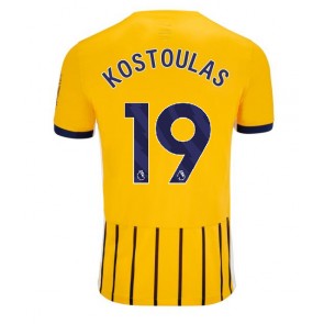 Brighton Charalampos Kostoulas #19 Alternativní Dres 2025-26 Krátkým Rukávem Brighton Charalampos Kostoulas #19 Alternativní Dres 2025-26 Krátkým Rukávem