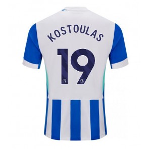 Brighton Charalampos Kostoulas #19 Domácí Dres 2025-26 Krátkým Rukávem Brighton Charalampos Kostoulas #19 Domácí Dres 2025-26 Krátkým Rukávem