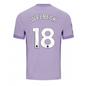 Brighton Danny Welbeck #18 Venkovní Dres 2025-26 Krátkým Rukávem Brighton Danny Welbeck #18 Venkovní Dres 2025-26 Krátkým Rukávem