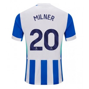 Brighton James Milner #20 Domácí Dres 2025-26 Krátkým Rukávem Brighton James Milner #20 Domácí Dres 2025-26 Krátkým Rukávem