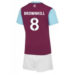 Burnley Josh Brownhill #8 Domácí dres komplet pro Děti 2024-25 Krátkým Rukávem (+ Krátké kalhoty)