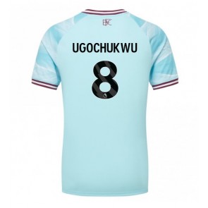 Burnley Lesley Ugochukwu #8 Venkovní Dres 2025-26 Krátkým Rukávem