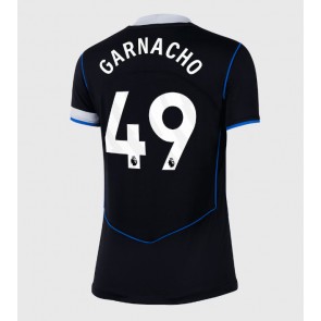 Chelsea Alejandro Garnacho #49 Alternativní Dres pro Dámy 2025-26 Krátkým Rukávem