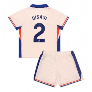 Chelsea Axel Disasi #2 Venkovní dres komplet pro Děti 2024-25 Krátkým Rukávem (+ Krátké kalhoty)