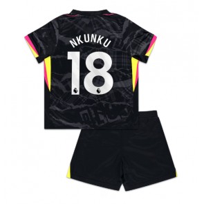 Chelsea Christopher Nkunku #18 Alternativní dres komplet pro Děti 2024-25 Krátkým Rukávem (+ Krátké kalhoty)