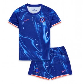 Chelsea Domácí dres komplet pro Děti 2024-25 Krátkým Rukávem (+ Krátké kalhoty)