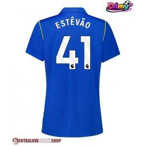 Chelsea Estevao Willian #41 Domácí Dres pro Dámy 2026-27 Krátkým Rukávem