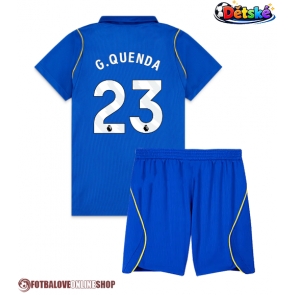 Chelsea Geovany Quenda #23 Domácí dres komplet pro Děti 2026-27 Krátkým Rukávem (+ Krátké kalhoty)